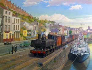 Hotwell Road, Bristol 1959 - Eric Bottomley 