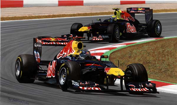 Leading From The Front - Sebastian Vettel 