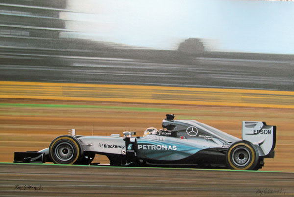 Pride of Britain - Lewis Hamilton (Canvas) 