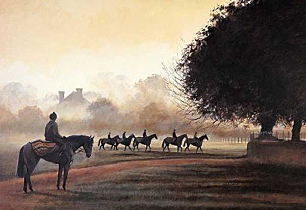 First Light At Newmarket - Caroline Cook 