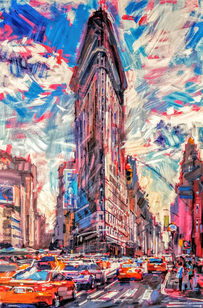 Flat Iron Building - The Big Apple 