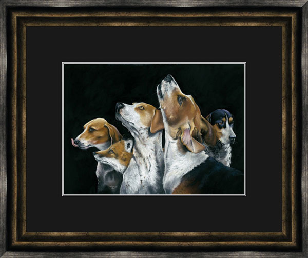 Friend & Foe (Fox Hounds & Fox) Small