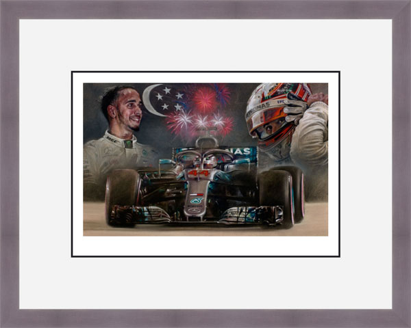 Victory At Singapore - Lewis Hamilton - Singapore 2018 